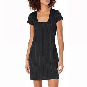 Theory Ribbed Cap Sleeve Dress